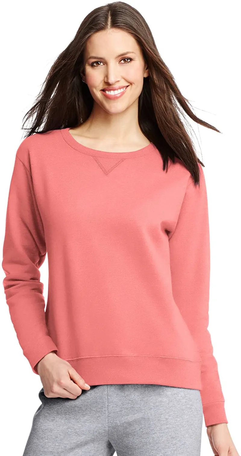 Hanes Women's EcoSmart Crewneck Sweatshirt