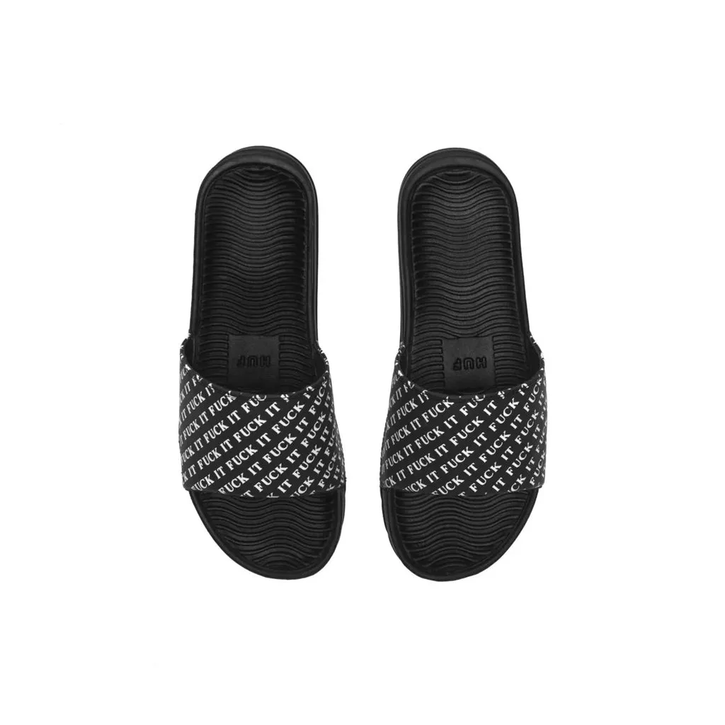 Huf Fuck It Slide - Black