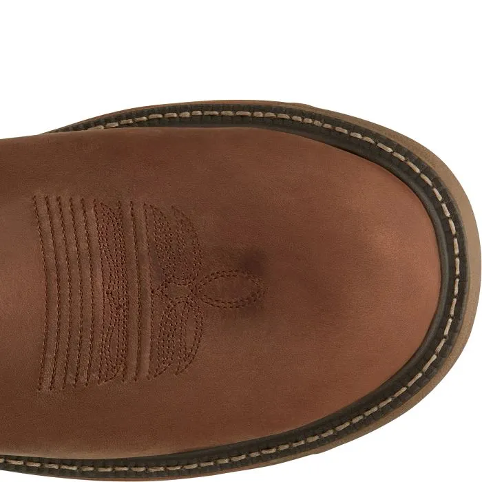 Justin Men's 11" Waterproof Rush Pull-On Round Toe Work Boots