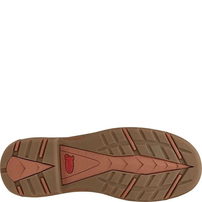 Justin Men's 11" Waterproof Rush Pull-On Round Toe Work Boots