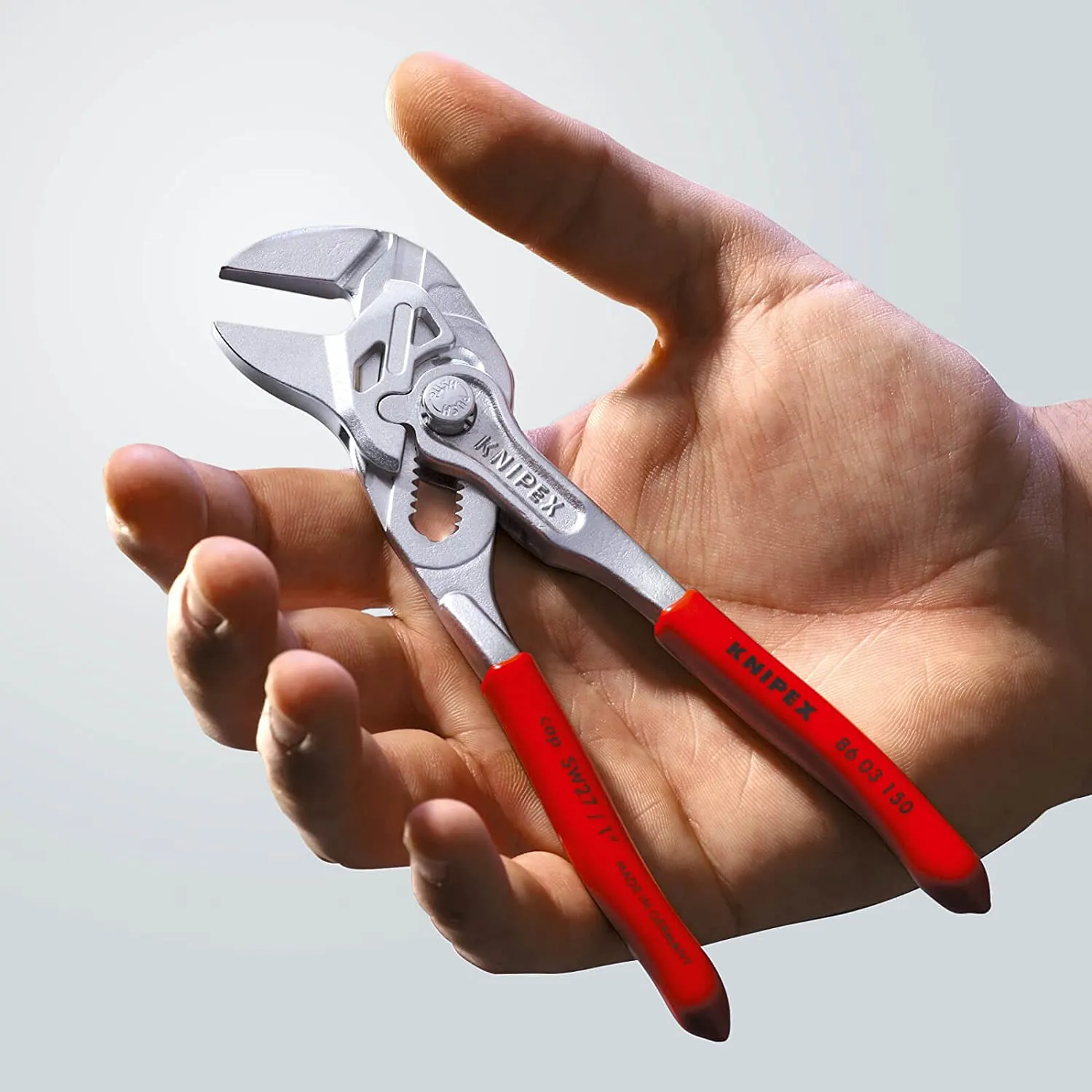 Knipex 86 03 150 6" Pliers Wrench, Chrome
