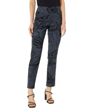 Krazy Larry Women's Pull on Ankle Pants - Paisley
