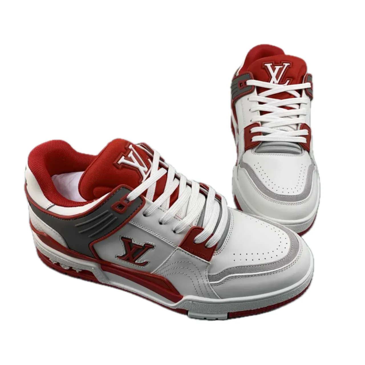 Louis Vuitton Trainer Red White Sneaker