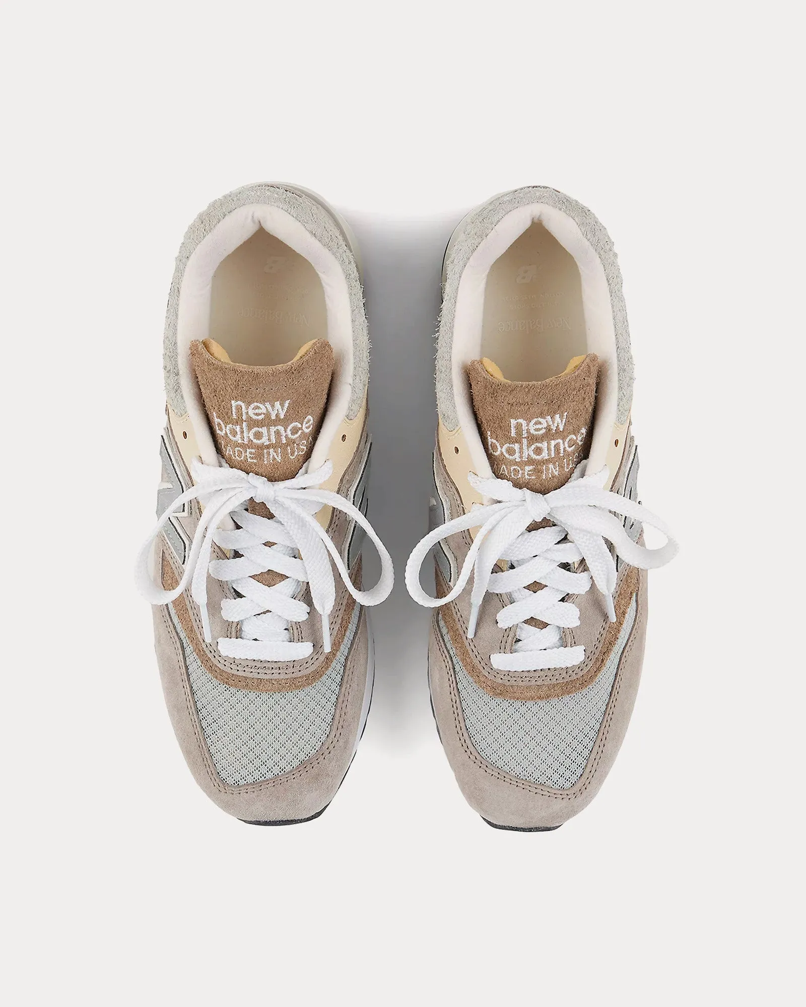 Made in USA 997 Light Mushroom / Mirage Grey Low Top Sneakers