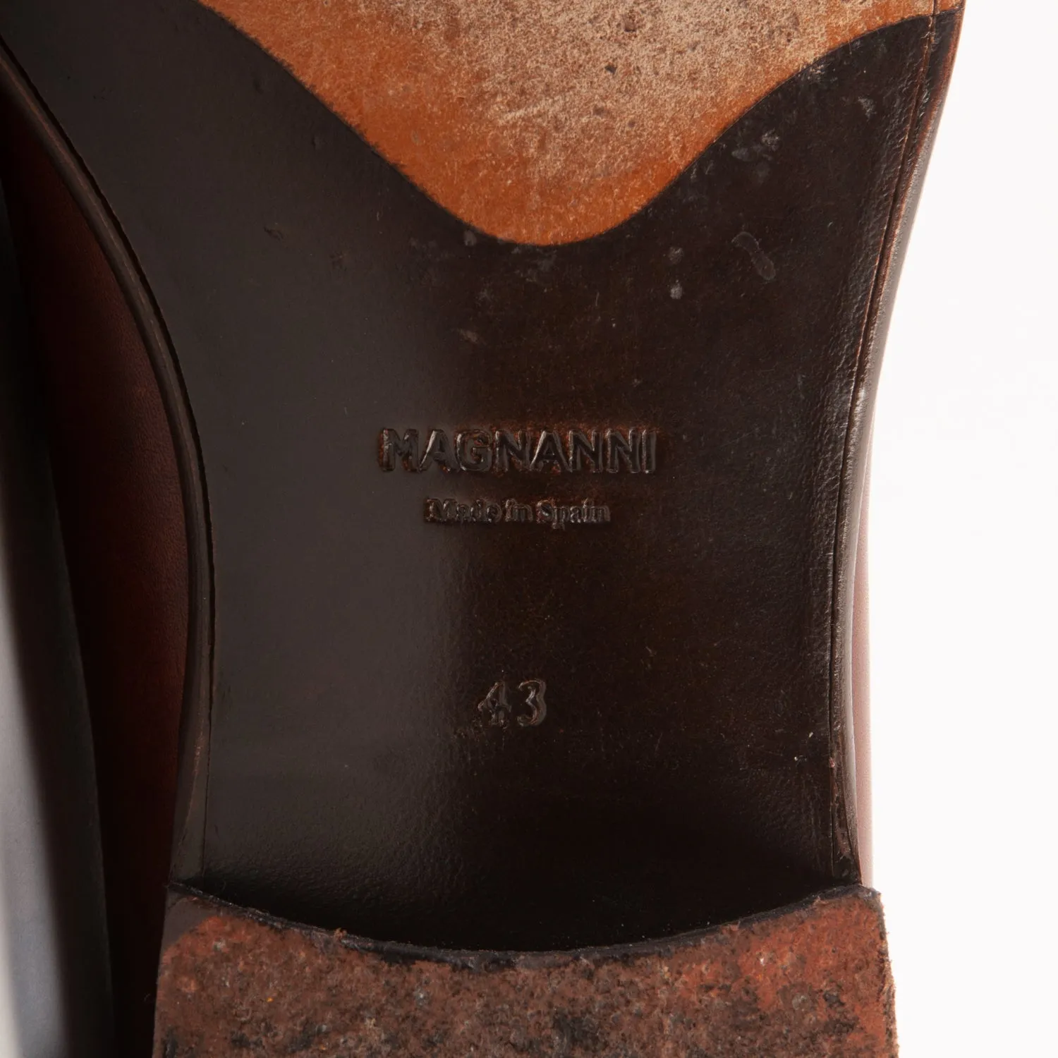 Magnanni Brown Penny Loafers