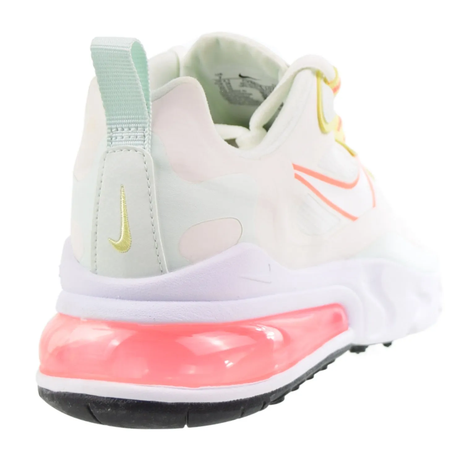 Nike Air Max 270 React Women's Shoes Pale Ivory-Barely Green