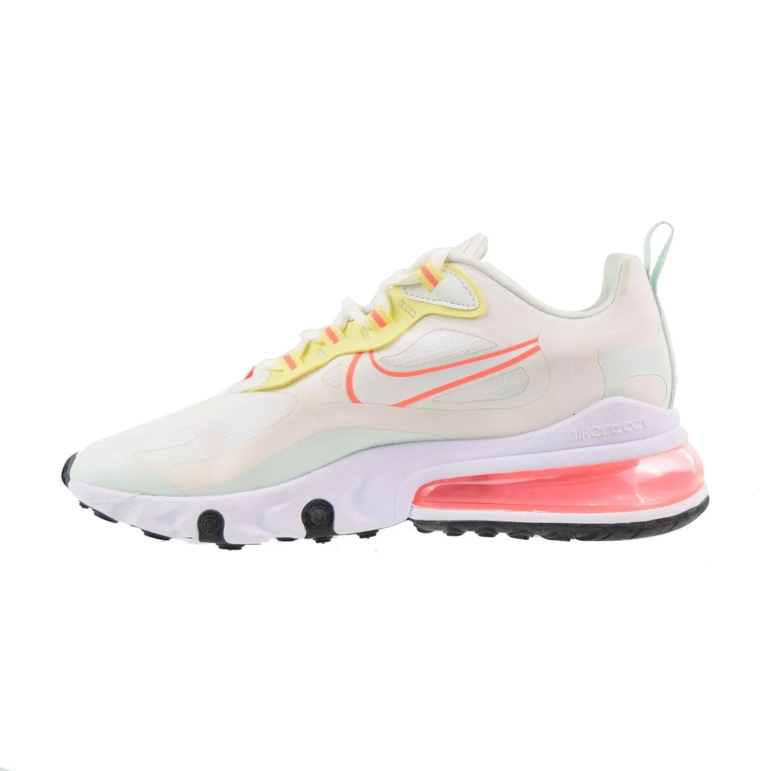 Nike Air Max 270 React Women's Shoes Pale Ivory-Barely Green