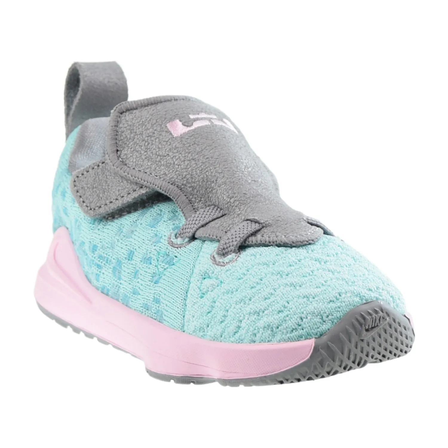 Nike LeBron XVII TDV ‘South Beach’ Toddlers Shoes Light Aqua-Grey