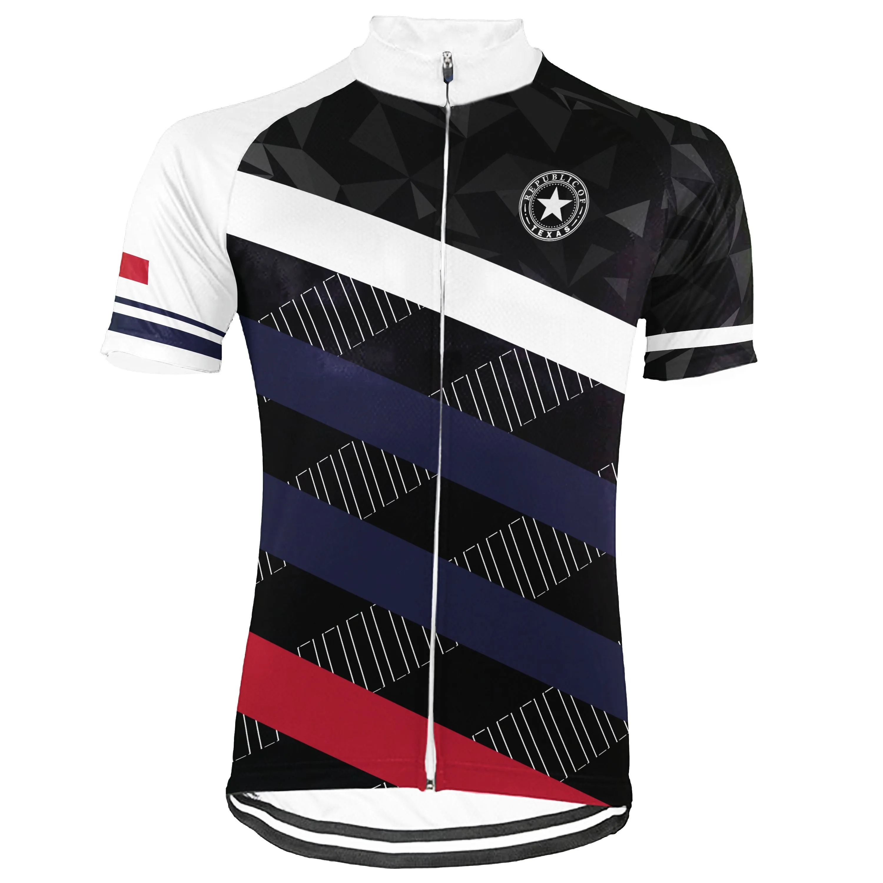 Personalized Texas Short Sleeve Cycling Jersey for Men