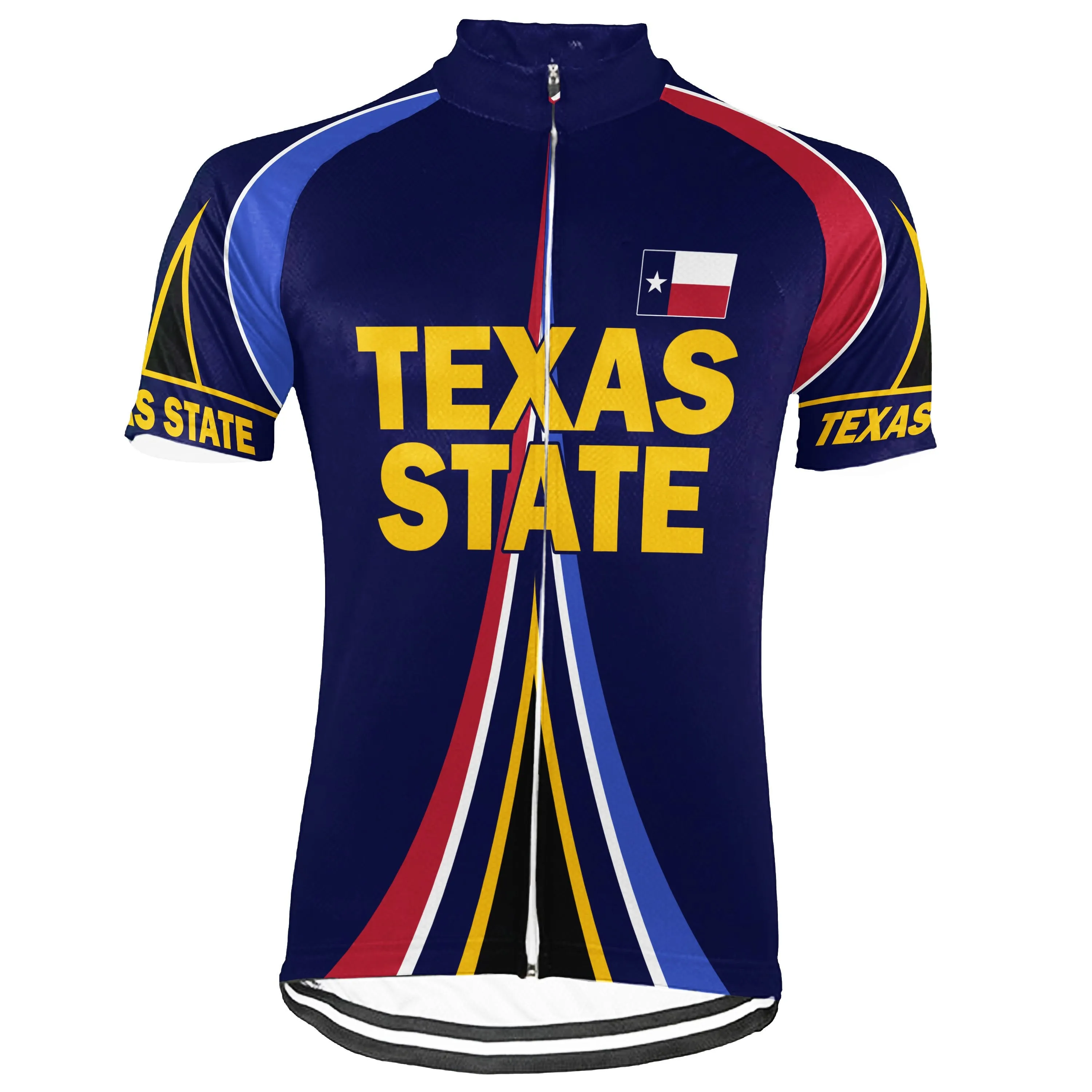 Personalized Texas Short Sleeve Cycling Jersey for Men