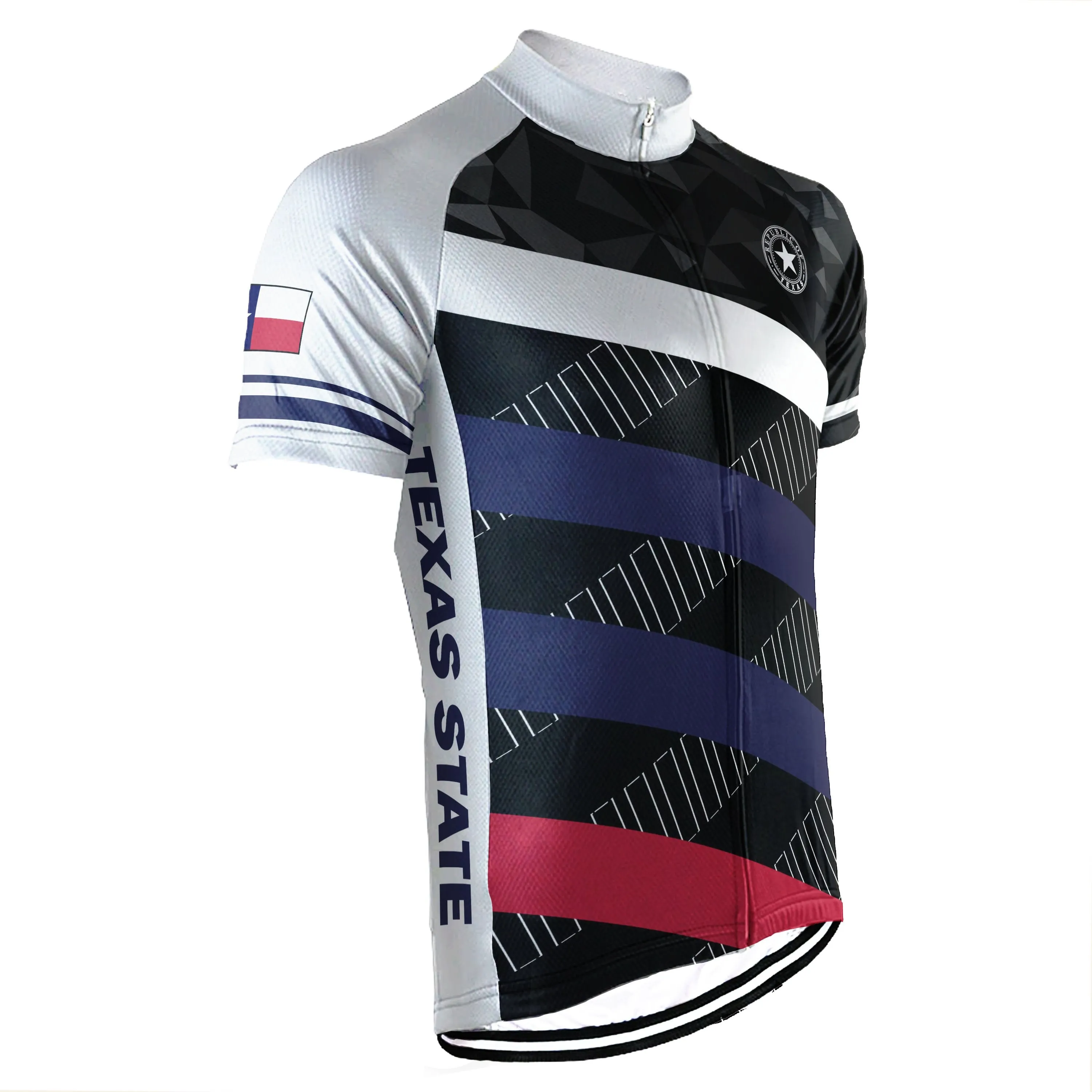 Personalized Texas Short Sleeve Cycling Jersey for Men