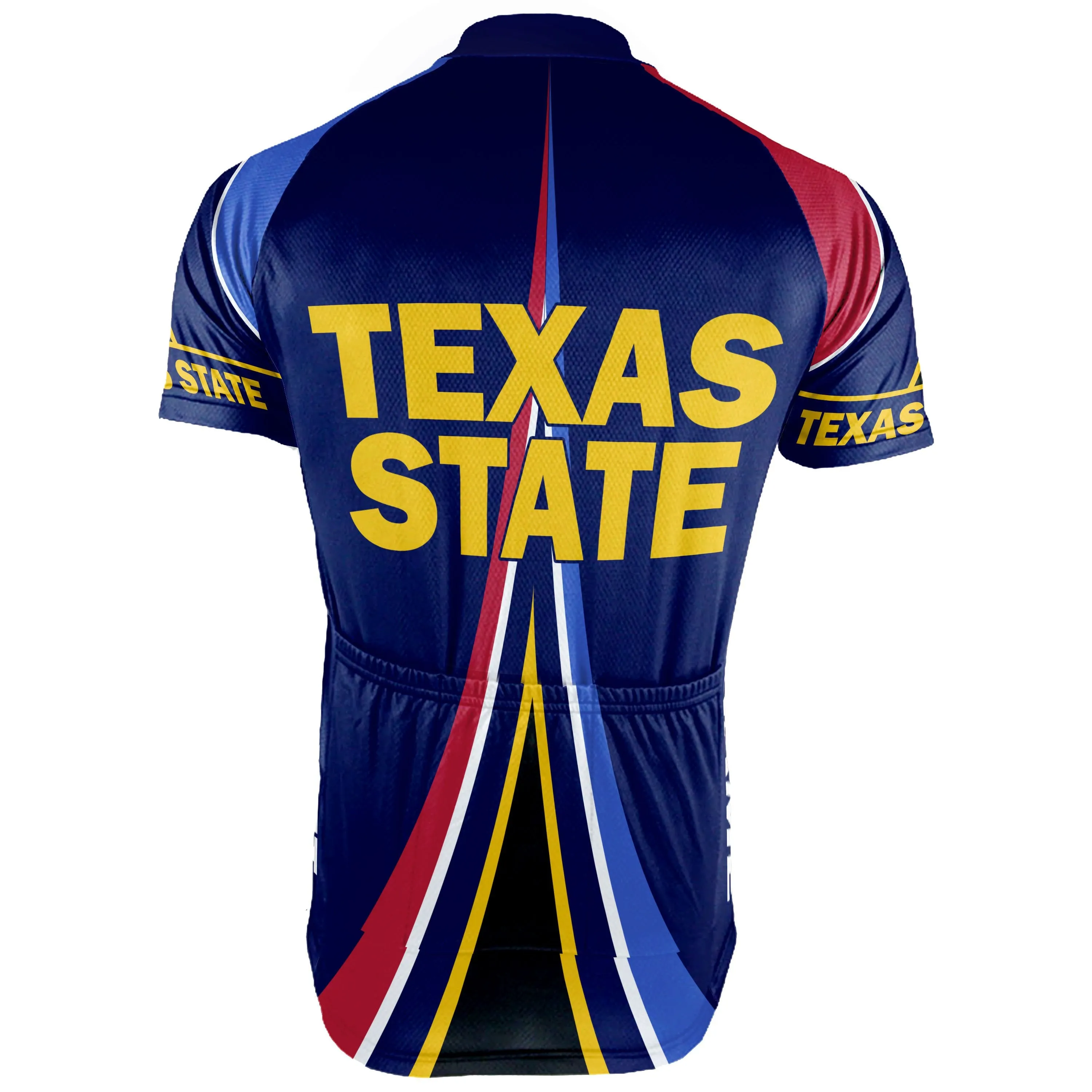 Personalized Texas Short Sleeve Cycling Jersey for Men