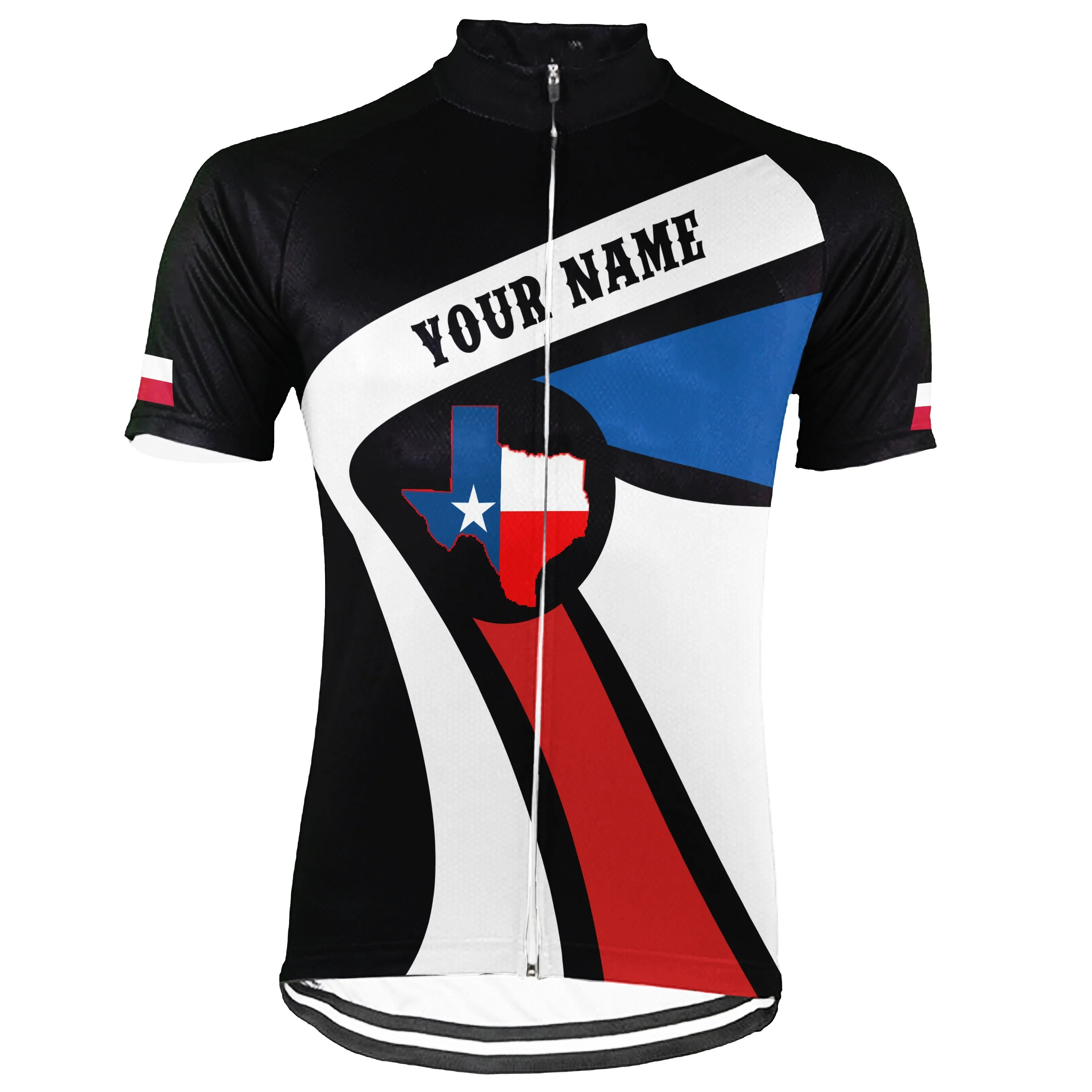 Personalized Texas Short Sleeve Cycling Jersey for Men