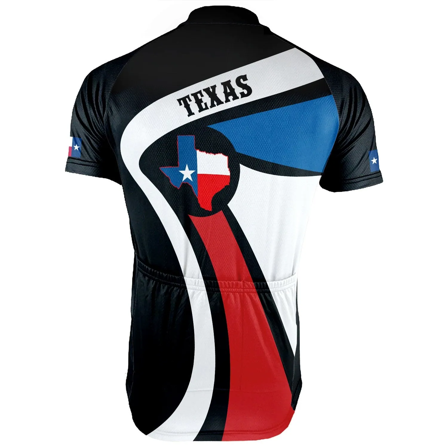 Personalized Texas Short Sleeve Cycling Jersey for Men