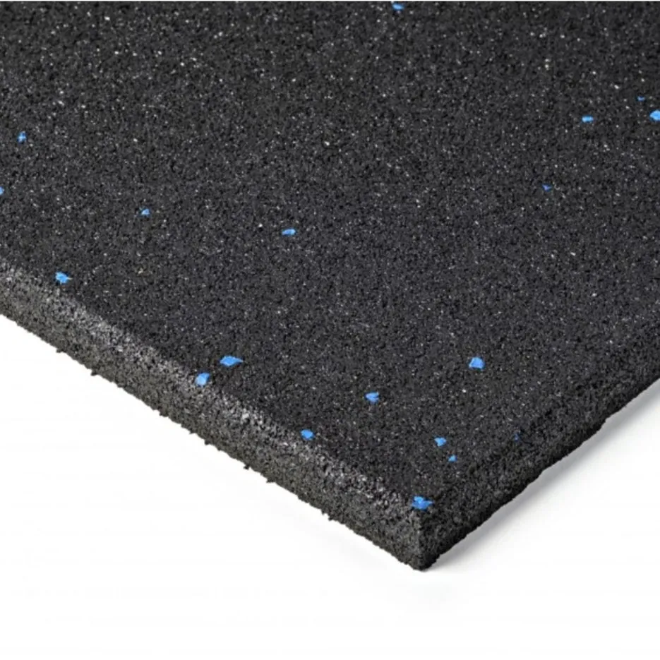 Pro Rubber Home Gym Mats Heavy Duty EDPM Tiles 50cm X 50cm  with 15mm 20mm 25mm Thickness