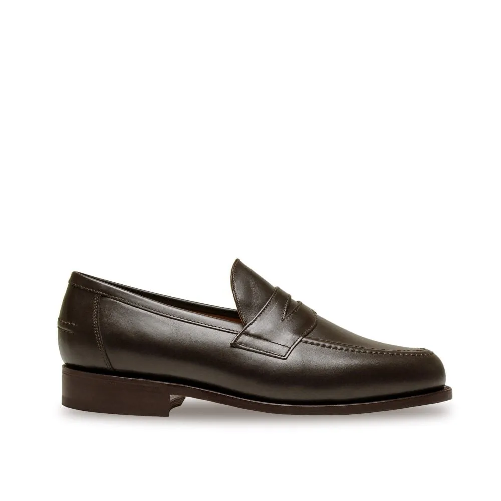Sanders & Sanders Aldwych Dk.Brown Leather Penny Loafers