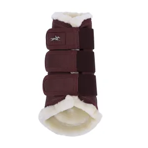 Schockemohle Soft Cosy Guards, Dark Cherry