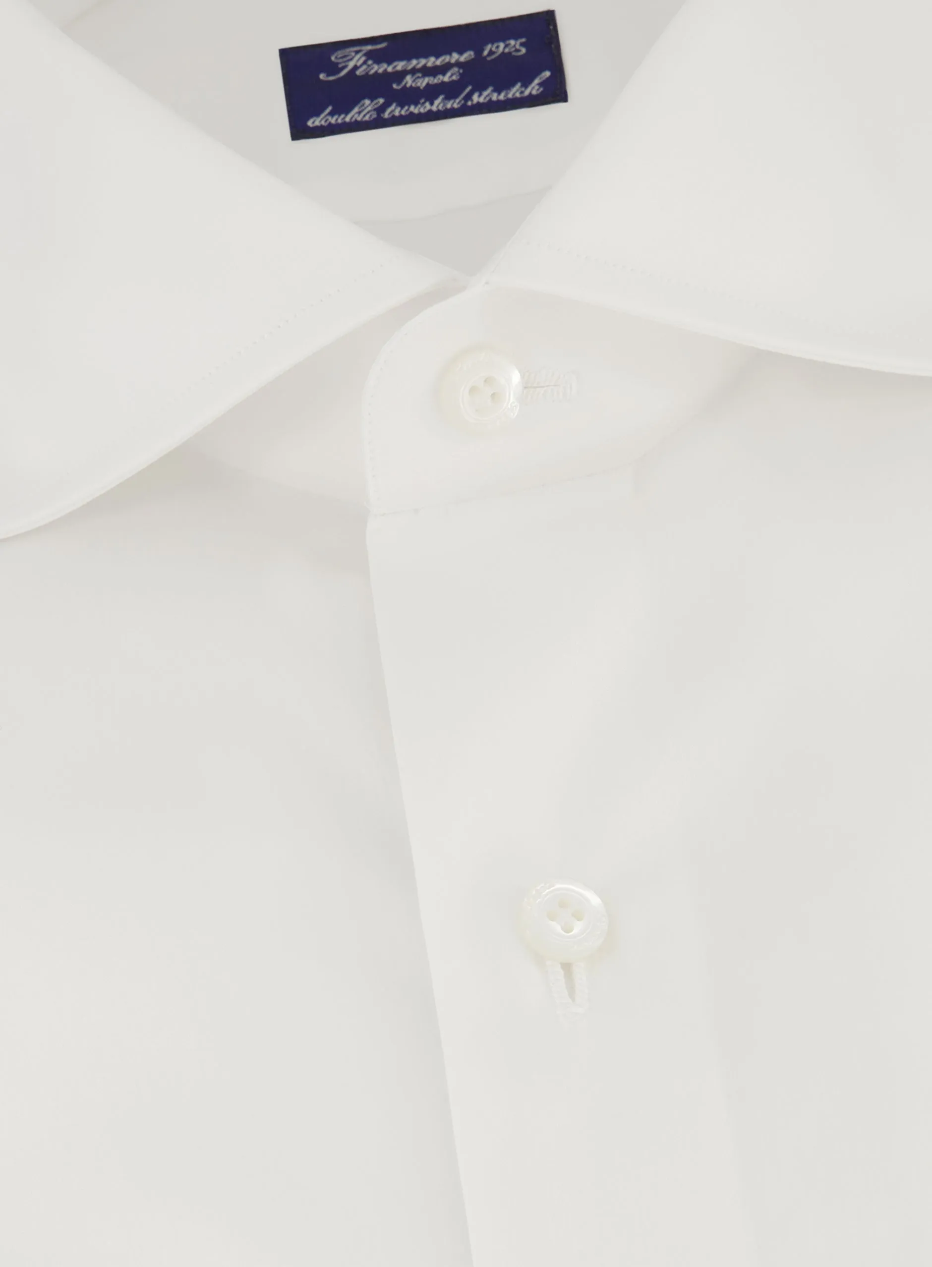 Shirt van katoen en elastaan