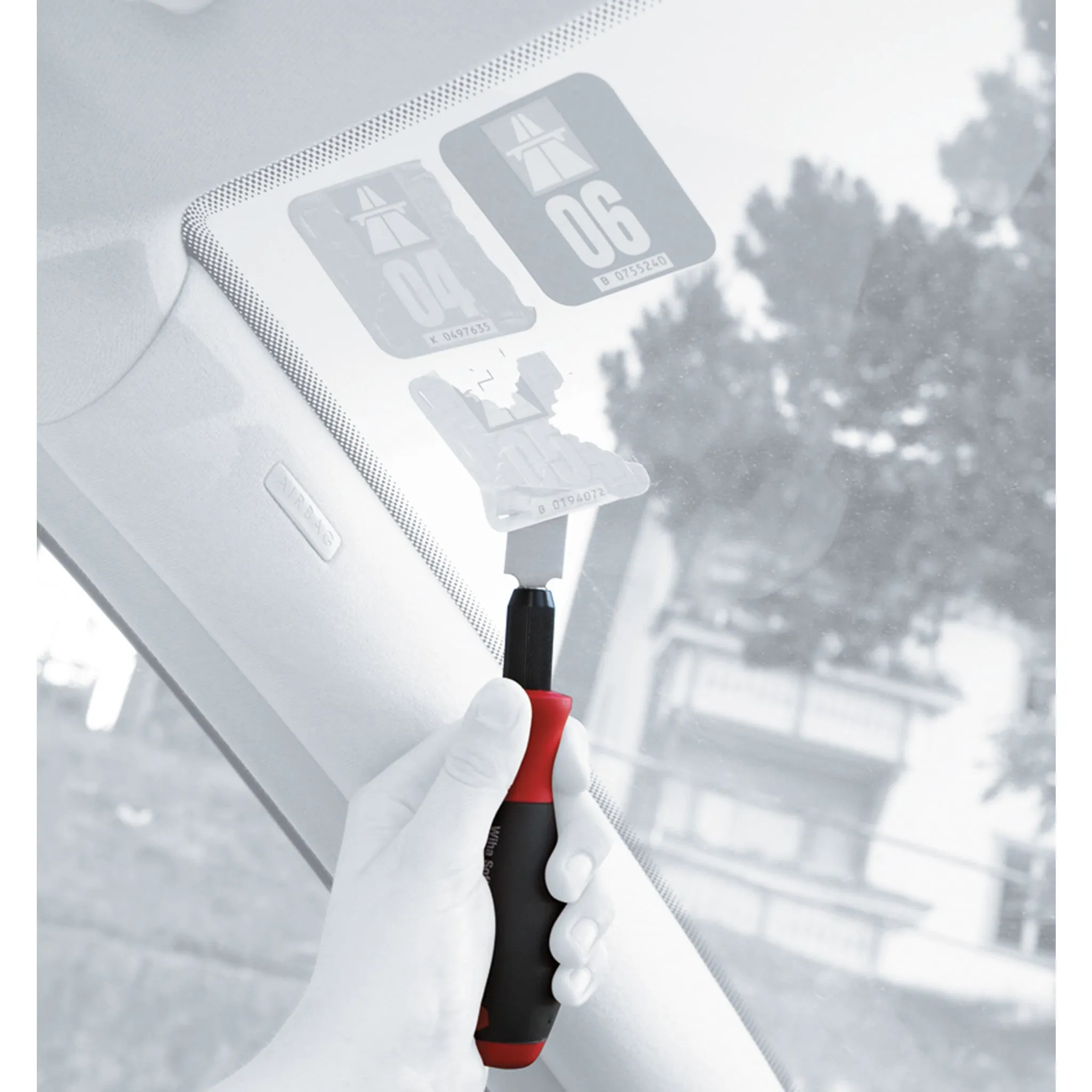 SoftFinish Universal Razor Edge Scraper Handle