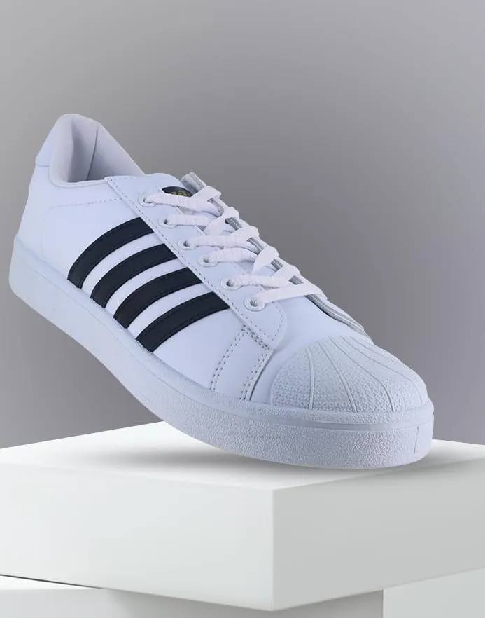 Sparx Mens Offwhiteblack Casual Shoe