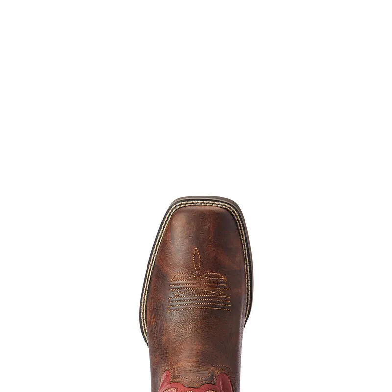 Sport Pardner Western Boot-MATTE REBEL BROWN