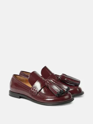 Tassel leather loafers