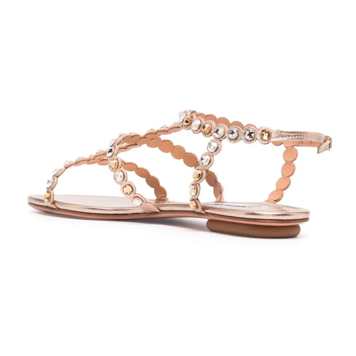 Tequila cyrstal embellished flat sandals