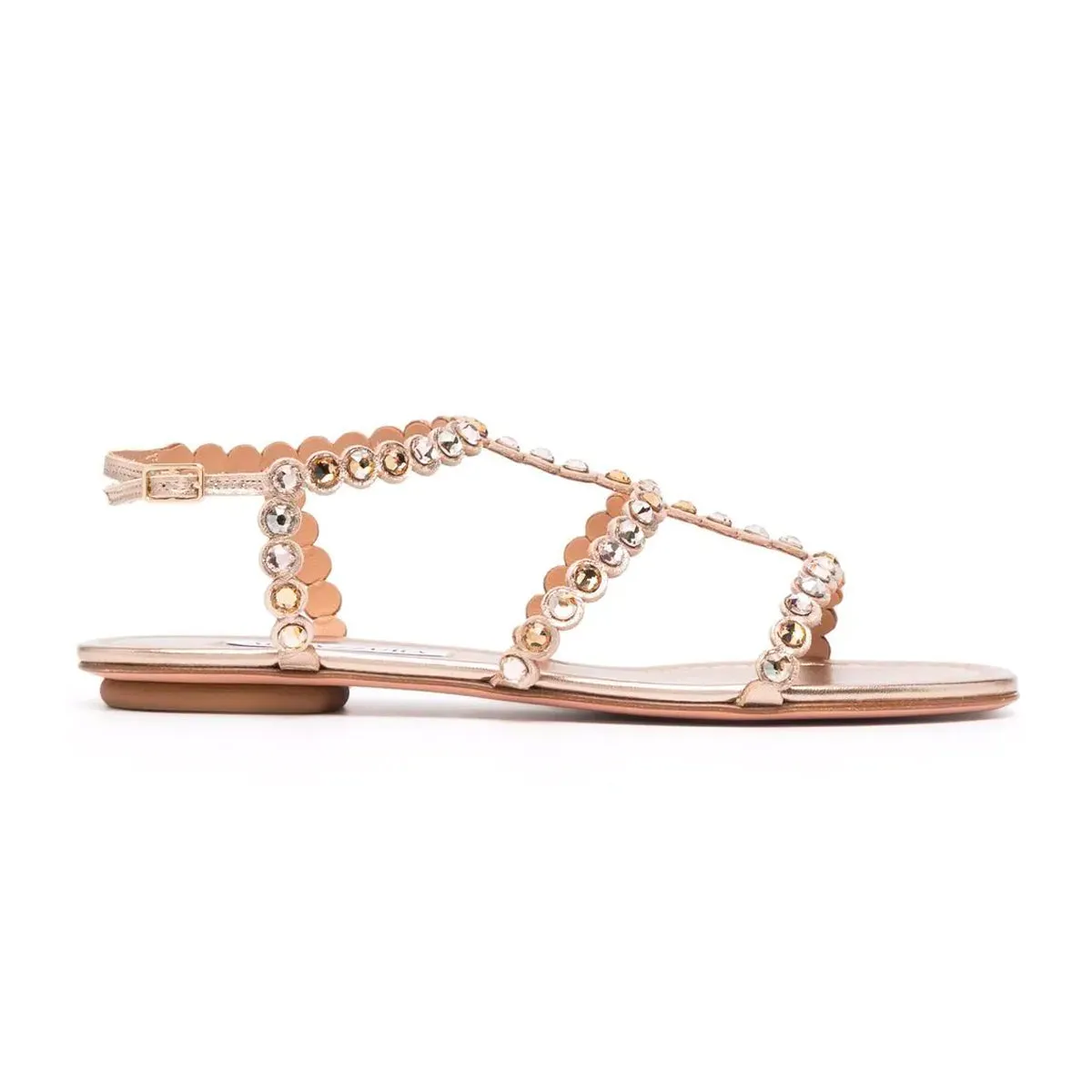 Tequila cyrstal embellished flat sandals