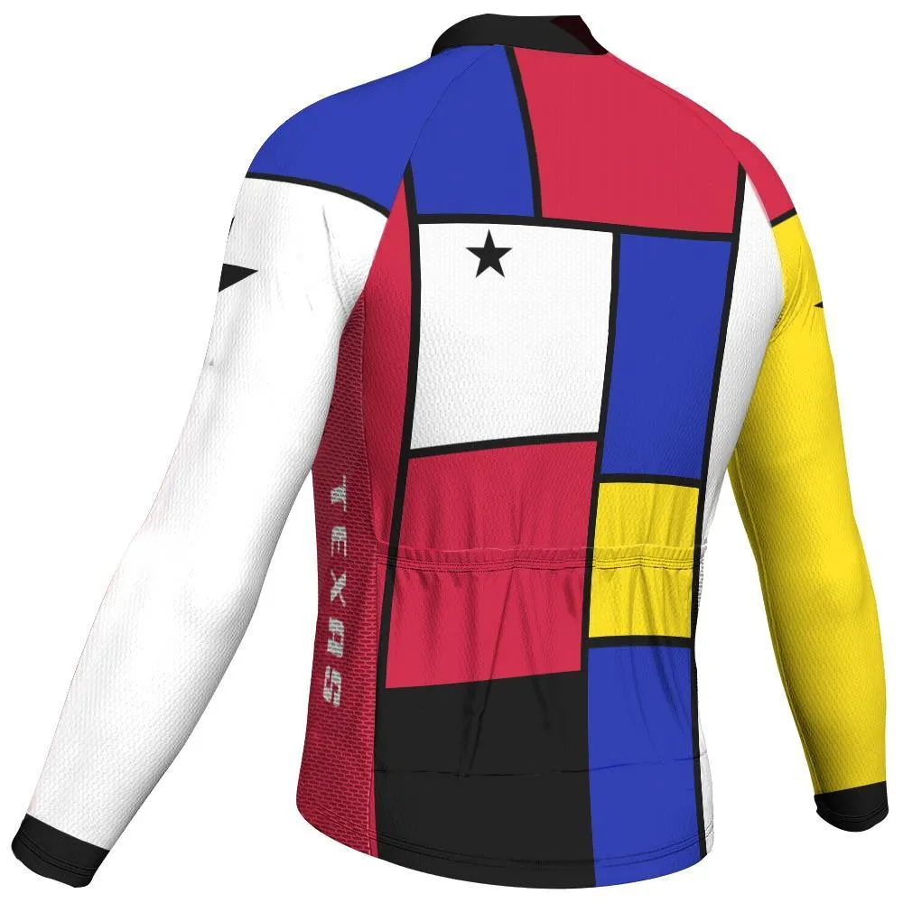 Texas Long Sleeve Cycling Jersey for Men