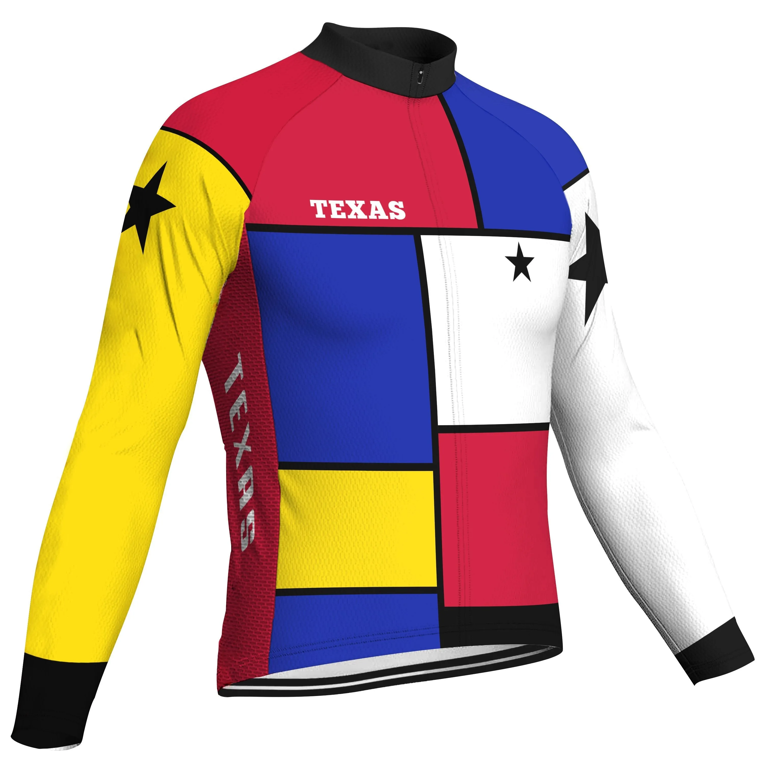 Texas Long Sleeve Cycling Jersey for Men