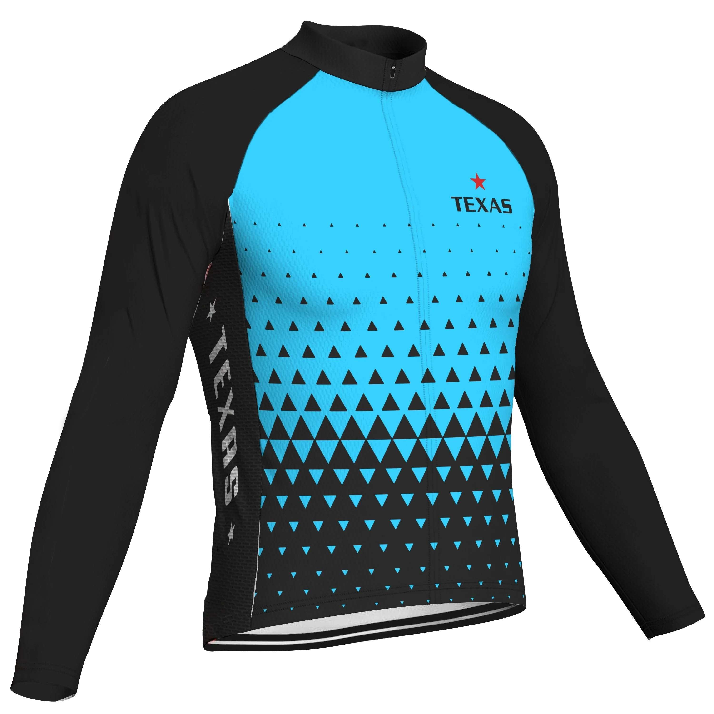 Texas Long Sleeve Cycling Jersey for Men