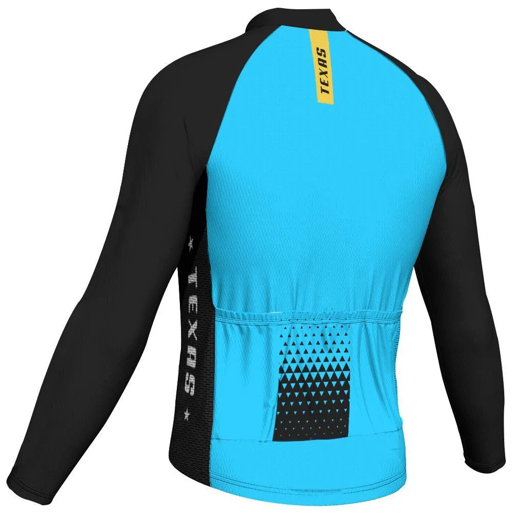 Texas Long Sleeve Cycling Jersey for Men