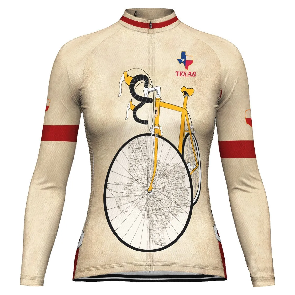 Texas Long Sleeve Cycling Jersey for Women