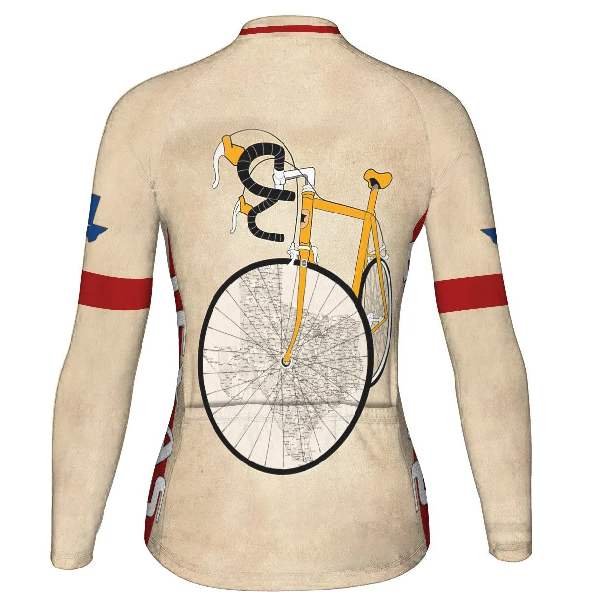 Texas Long Sleeve Cycling Jersey for Women