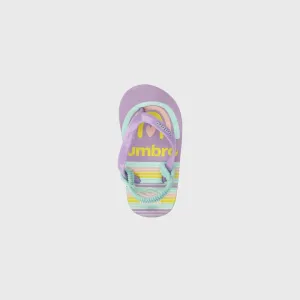 Umbro Infants Linear Thongs Purple/Multi _ 182043 _ Purple