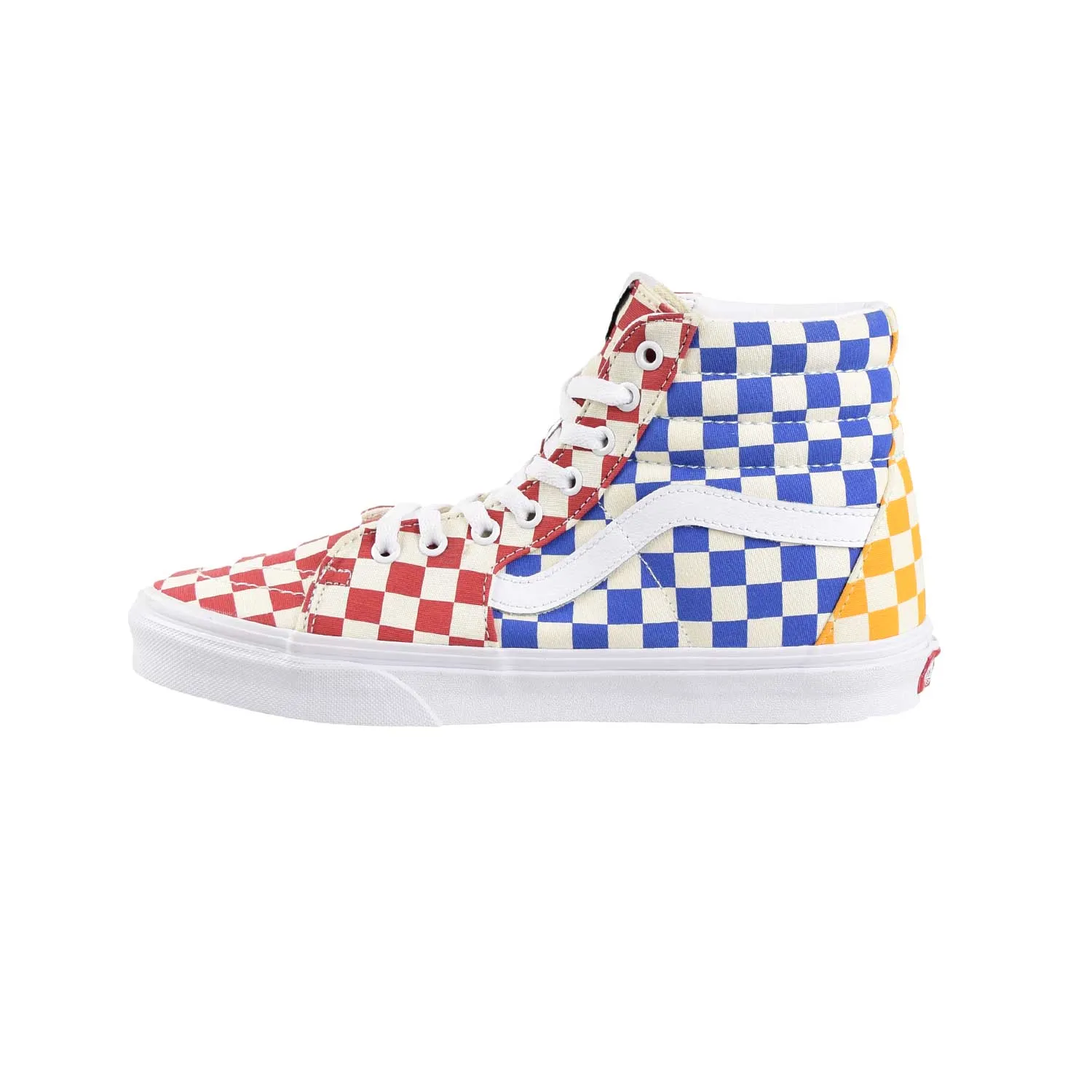 Vans SK8-Hi Mens Shoes Vanilla Checkerboard/Multi/True