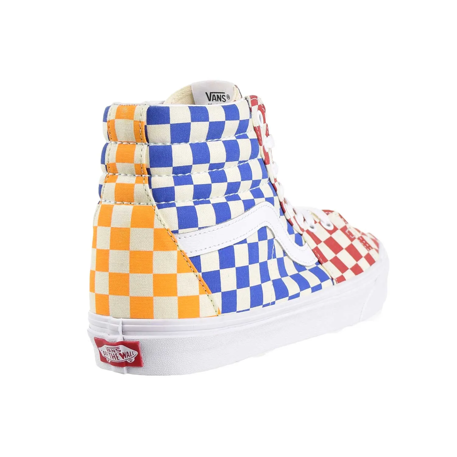 Vans SK8-Hi Mens Shoes Vanilla Checkerboard/Multi/True