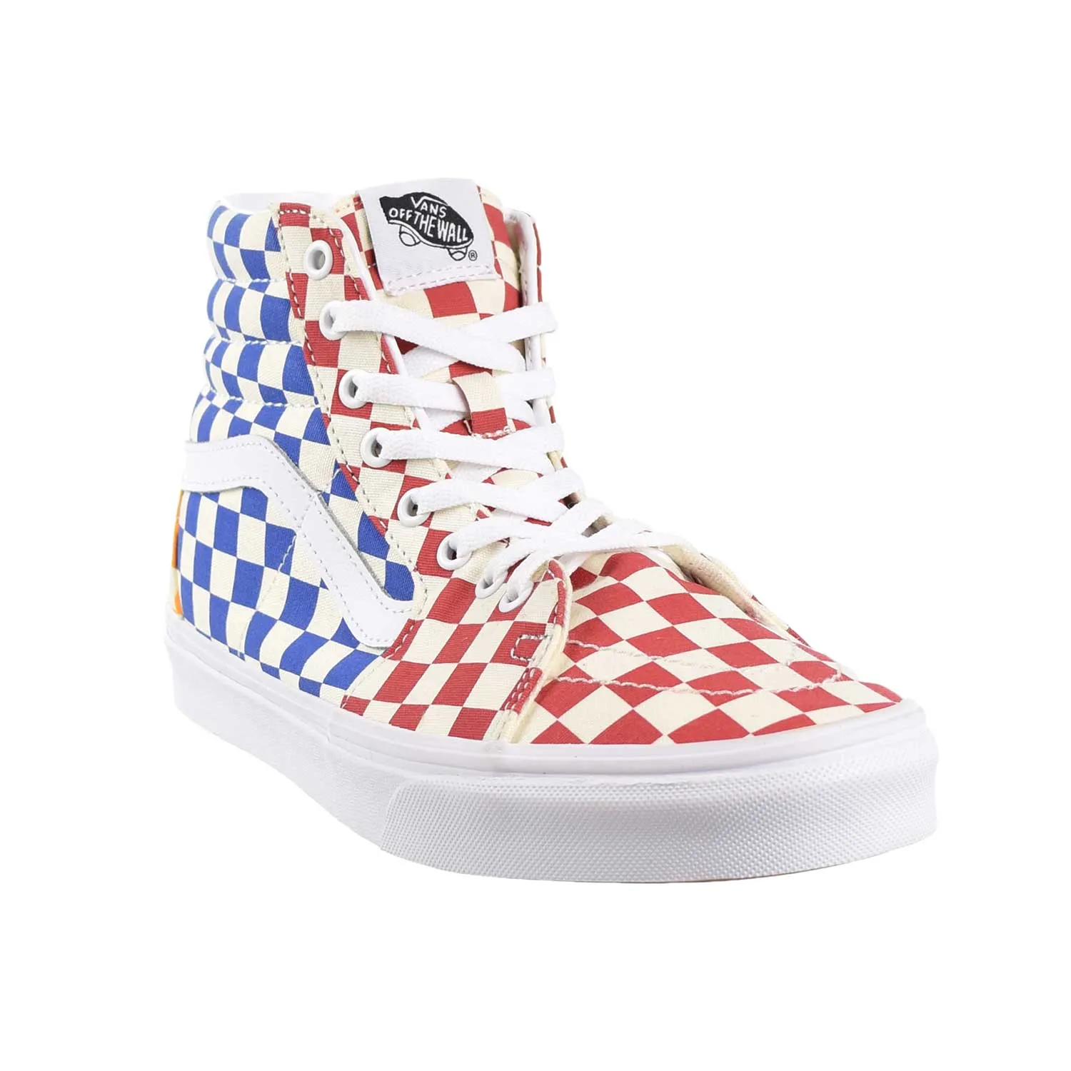 Vans SK8-Hi Mens Shoes Vanilla Checkerboard/Multi/True