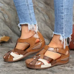 Women Comfortable Outdoor Sandals Casual Plus Size Slippers Round