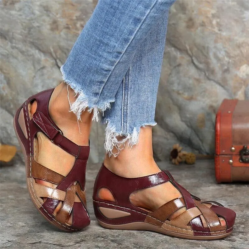 Women Comfortable Outdoor Sandals Casual Plus Size Slippers Round