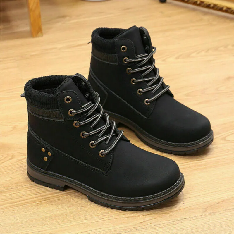 Womens Hazel Fur Winter Warm Walking Ankle Boots In Black