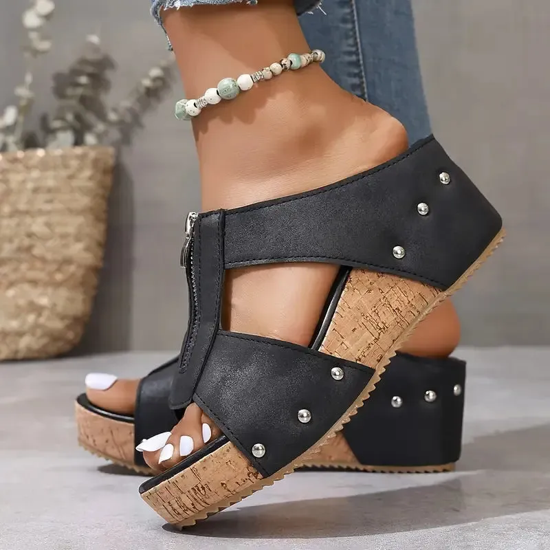 Zoya - Stylish Wedge Sandals